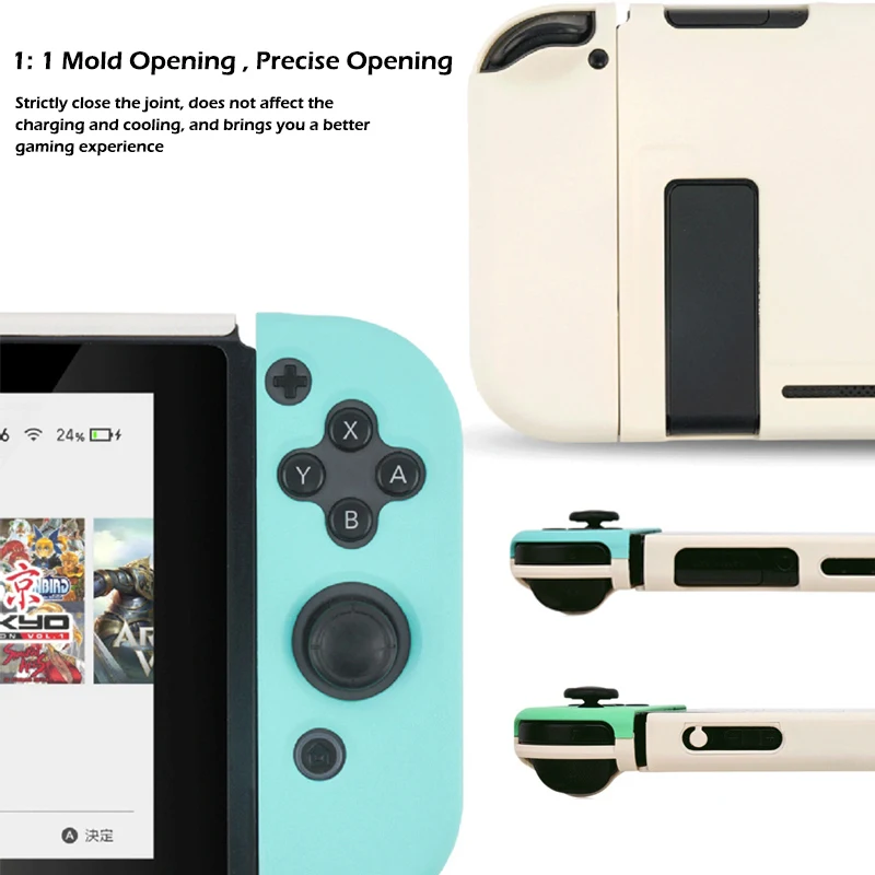 Чехол Nintendo Switch чехол с перекрестными животными Жесткий из поликарбоната