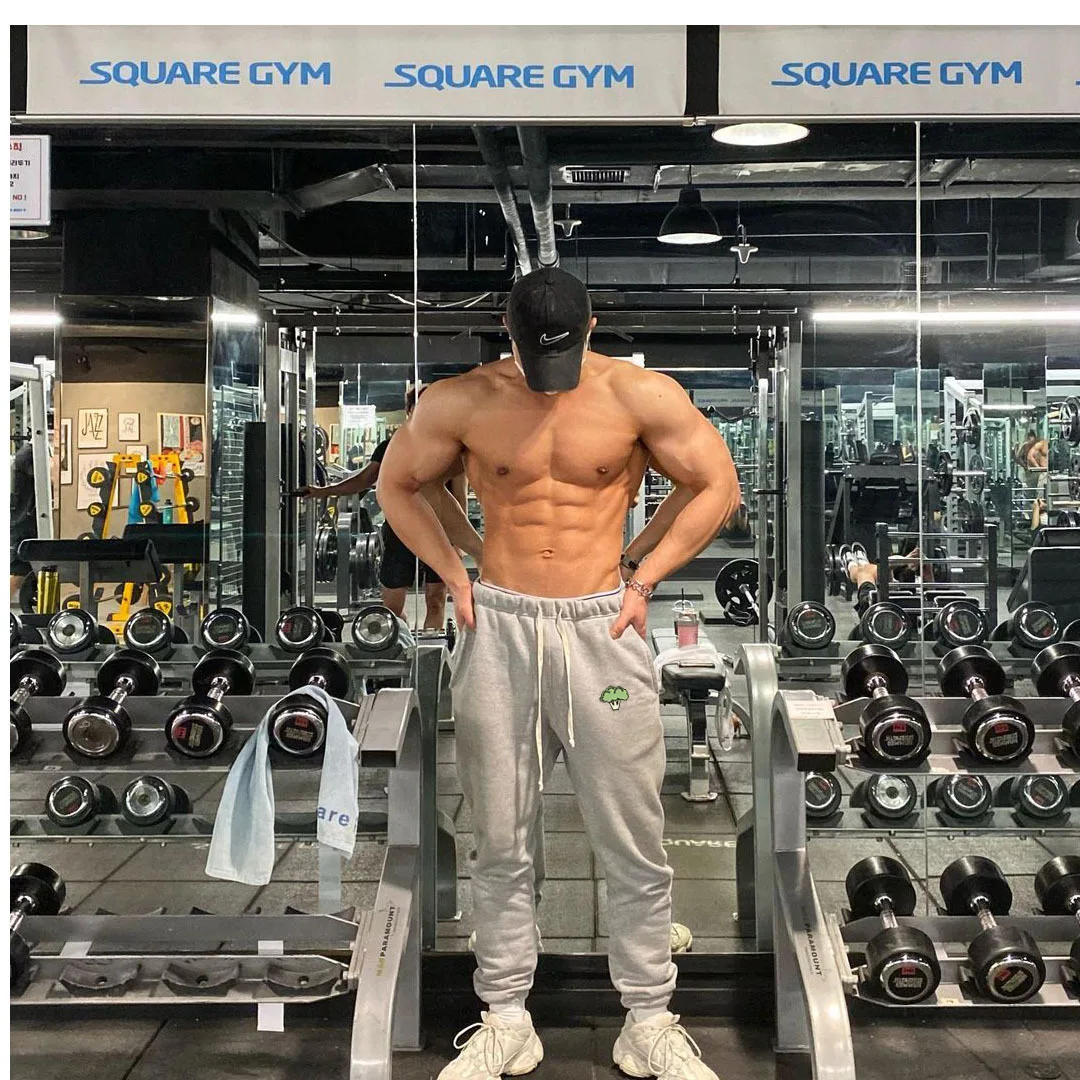 

Sweatpants Men's Autumn Sports Pants Gym Fitness Training Loose Leisure Trend Wild Jogging Running Pants Fashion Guard Pants