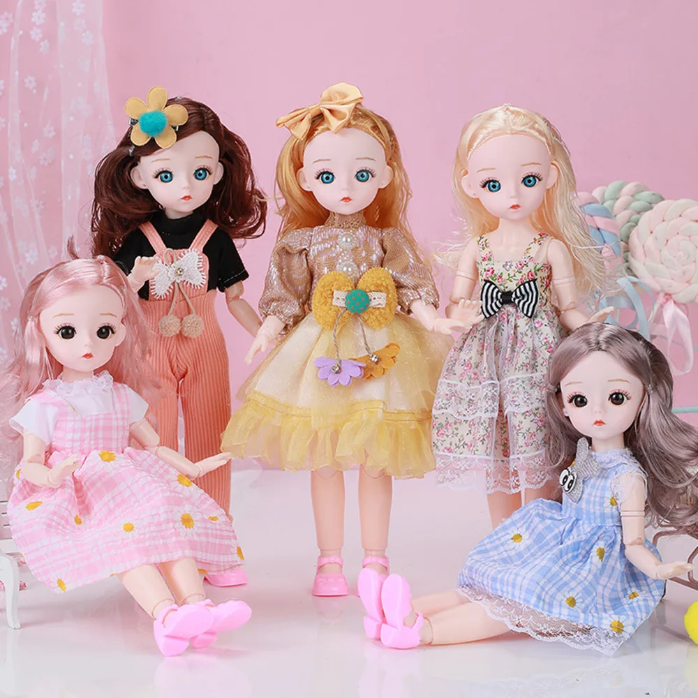 

Aidolla 1/6 BJD Doll Clothes DIY Dolls Accessories Movable Joint Princess Dress Suit Casual Girl Toy Doll Gift DIY Clothes