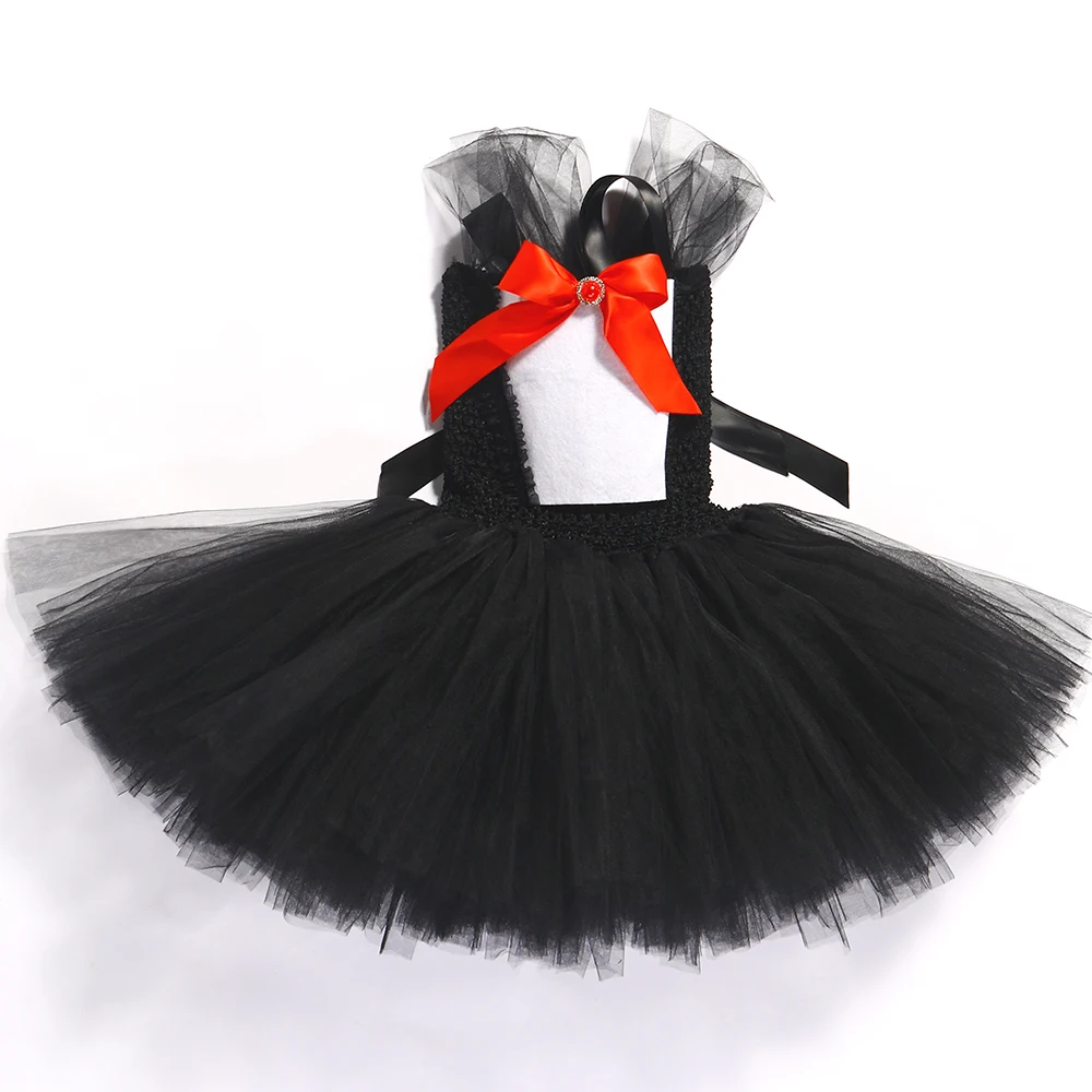 Костюм цирковой маги для девочек с головной повязкой и шляпой детское черное