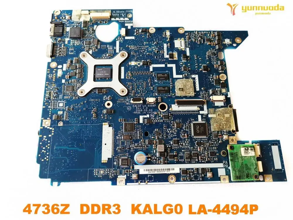 Оригинальная материнская плата для ноутбука ACER 4736 4736G 4736Z DDR3 KALG0 LA 4494P