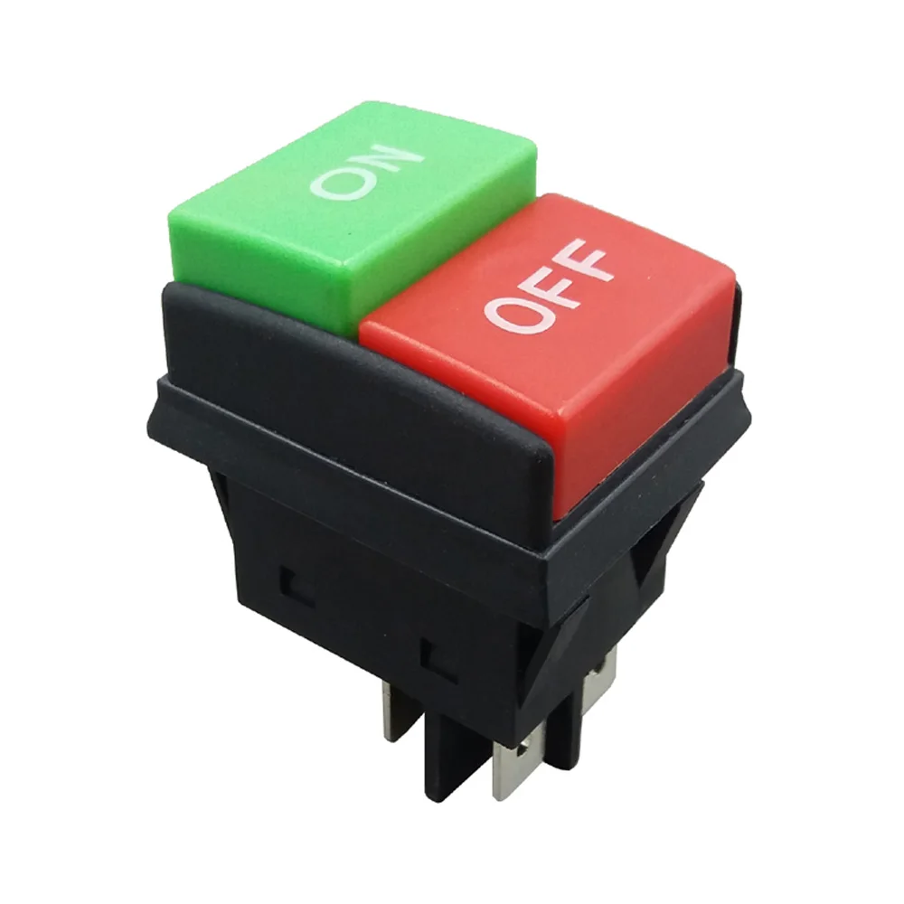 Электрический кнопочный переключатель KEDU HY52 250 в 30 а 4 контакта для механического