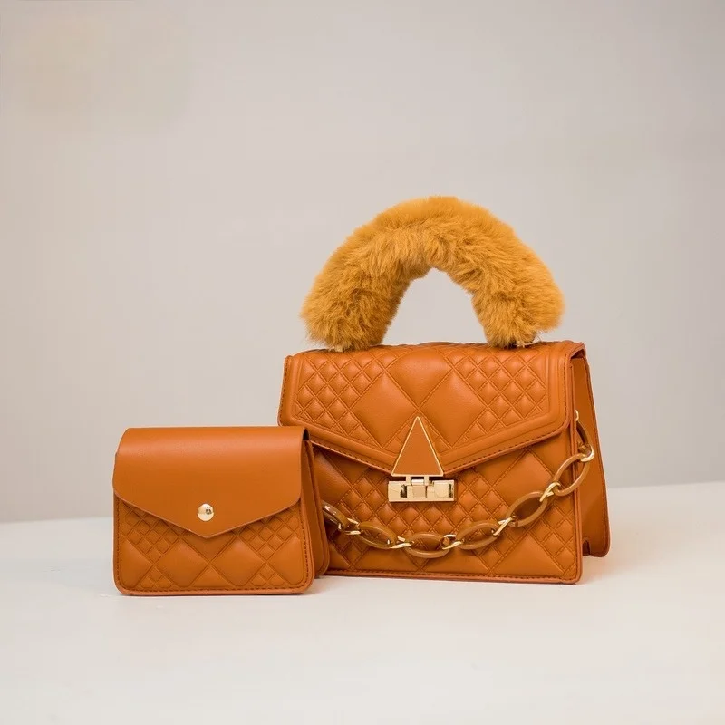 

Mao Mao wrist mother two-piece handbag fashion clutch mini Joker chain bag slung handbag handbags bag for women luxury bag women