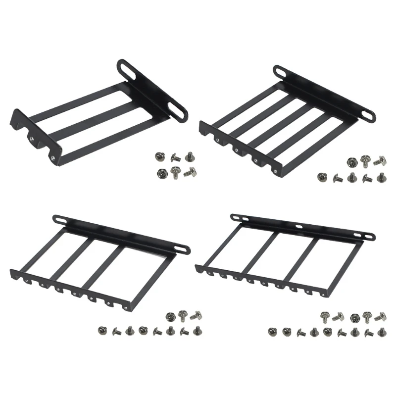 

Metal Graphics VGA Card Bracket Holder Side Converted Computer Cooler Cooling Radiator Support 2/4/7/9 Holes