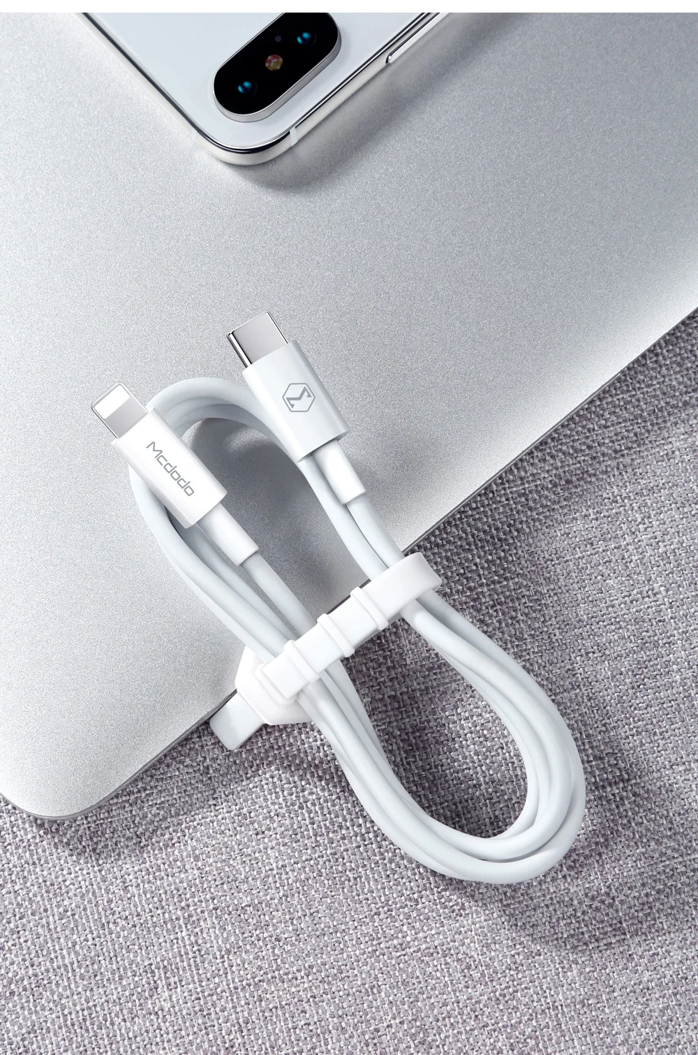 Mcdodo USB C кабель для iPhone X XS Max XR 8 Plus 30 Вт PD быстрое зарядное устройство usb type C для iPhone кабель для передачи данных для MacBook IPad Pro шнур