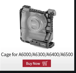 Пластина перемещения холодного башмака SmallRig для камеры sony A6300/A6400 быстросъемная пластина холодного башмака для крепления микрофона Shock-2317