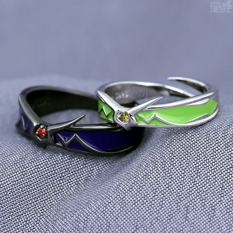 

Anime Code Geass: Lelouch of the Rebellion 925 Sterling Silver Lelouch Lamperouge Finger Ring Adjustable Jewelry Cosplay Gifts
