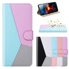 Роскошный кожаный складной флип-чехол для телефона для Honor 10 9 Lite 8X 8A 8s 9A 10i, трехцветный Магнитный чехол для телефона, защитный чехол Etui