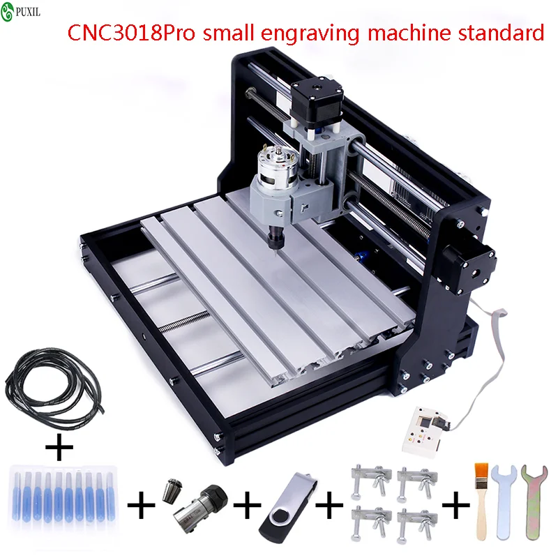 

Небольшой настольный гравировальный станок CNC3018Pro «сделай сам», лазерный гравировальный станок с ЧПУ для деревообработки