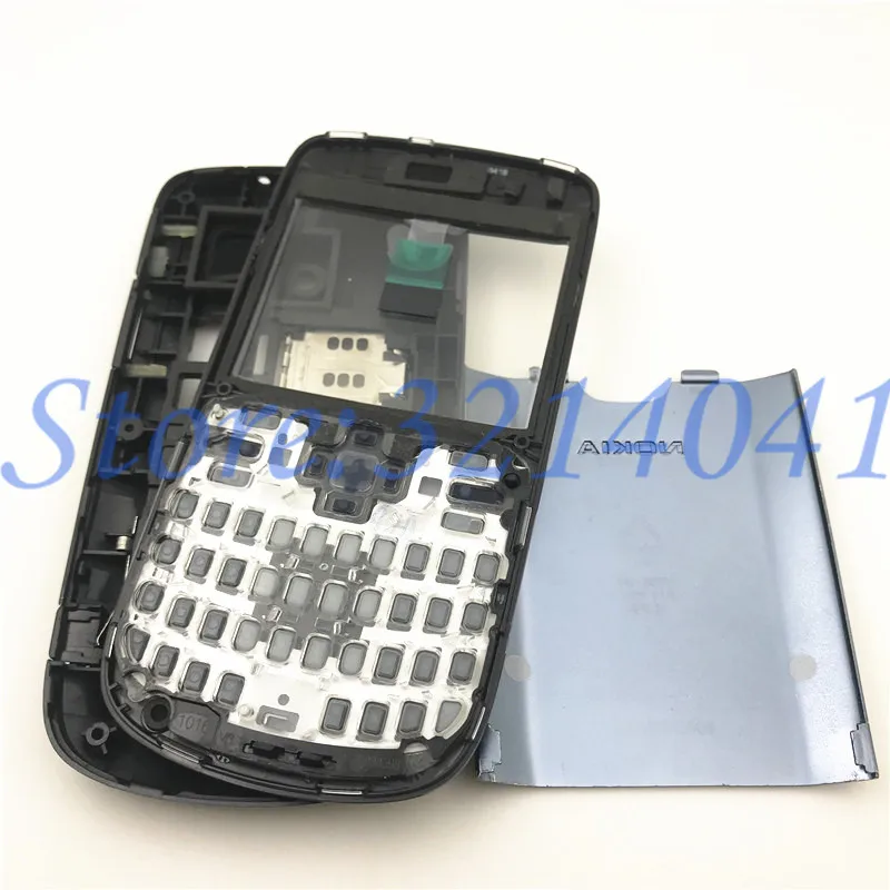 Полный корпус хорошего качества для Nokia C3 чехол на заднюю крышку аккумулятора