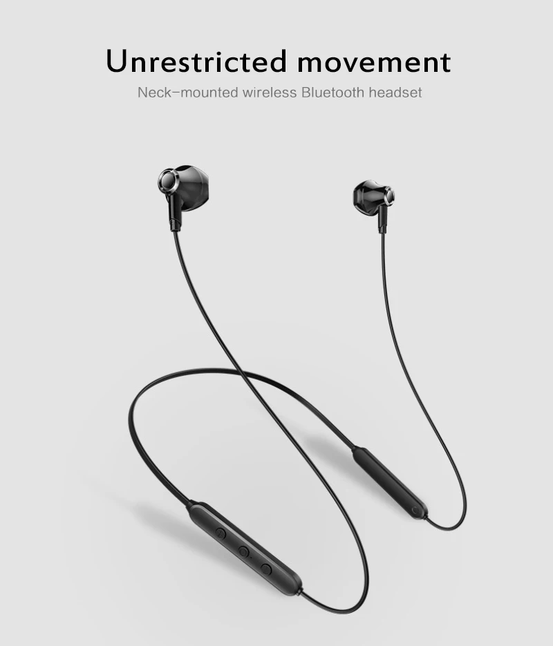 

Sports Bluetooth Headsets 5.0 Mini Smart neck-mounted Bluetooth earplugs