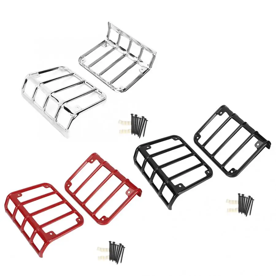 1 пара задний габаритный фонарь Крышка лампы Защита подходит для Jeep Wrangler JK 2007 2008