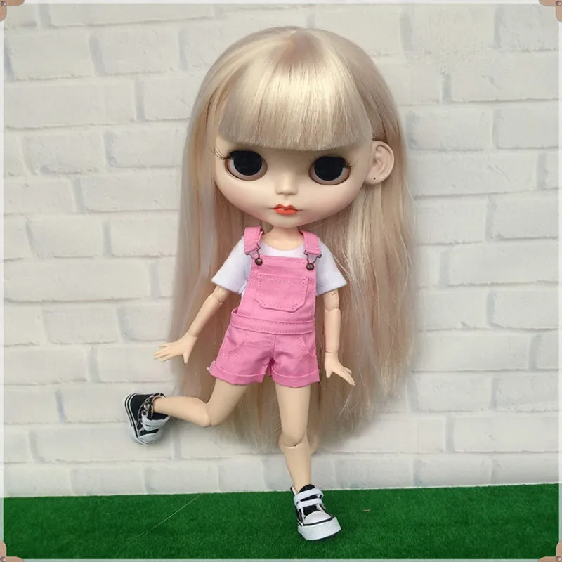 Blyth короткий нагрудник Озон штаны 1/6 кукольная одежда (подходит для Licca Момоко OB