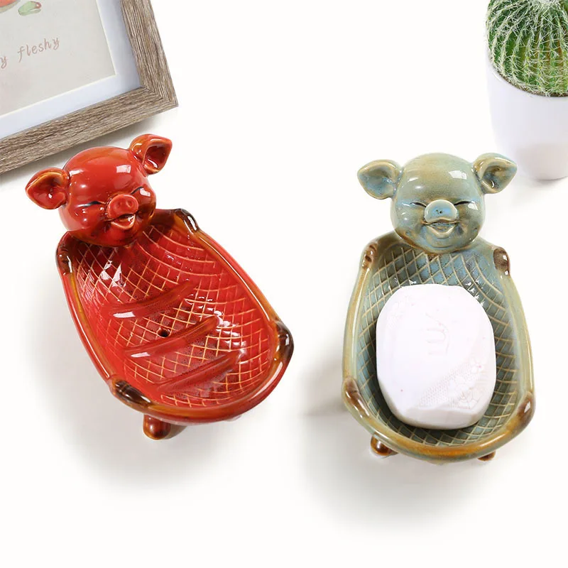 NEWYEARNEW креативное керамическое кольцо в виде животного ювелирная коробка