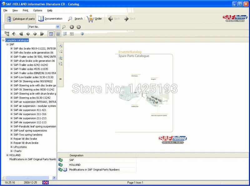 Каталог запасных частей Saf Holland для SAF HOLLAND GF TRILEX NEWAY|parts catalog|catalog partsnew holland |