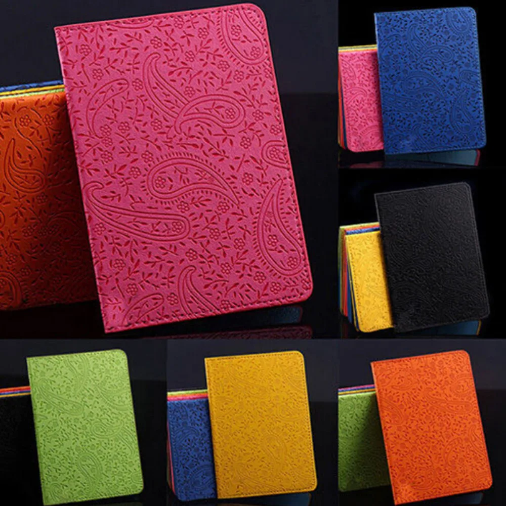 

1 шт. светло-голубой с отделением для паспорта Обложка из искусственной кожи ID карты Дорожный Чехол для билетов пакеты обложки для паспорта ...