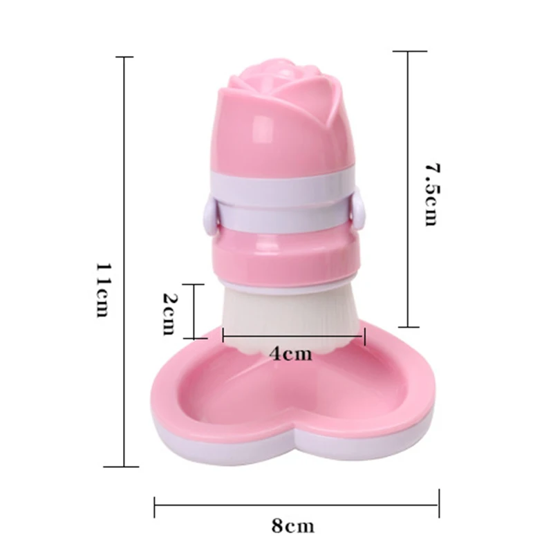

1Pcs Facial Cleansing Brushes Face Wash Scrub Exfoliator Brush for Makeup Skincare Removal Beauty Skincare Face Brush With Shelf