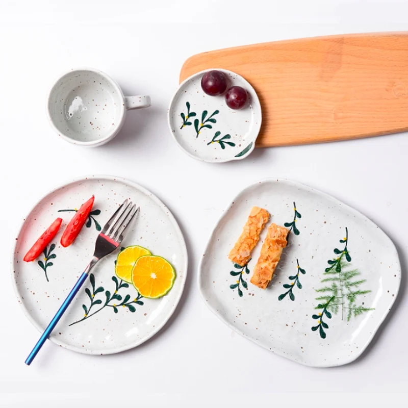 Тарелка для салата обеденное блюдо тарелки завтрака в скандинавском стиле