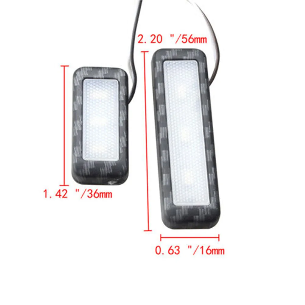 

Ambient Car Interior Door Light Atmosphere Light Blue Door Bowl Handle Interior Parts Useful 4pcs