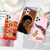 dune phone case pink candy color for iphone 6 7 8 11 12 13 s mini pro x xs xr max plus