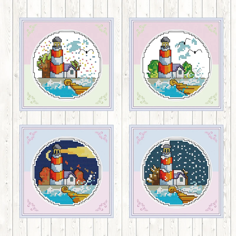 Набор для вышивки Весна по морю | Дом и сад