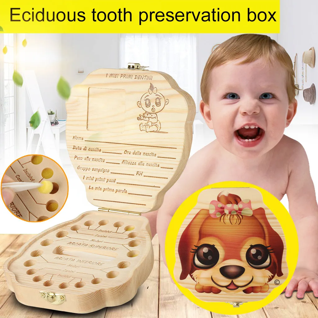 Английская версия дети зуб поле организатор детские сохранить сувенир молочных