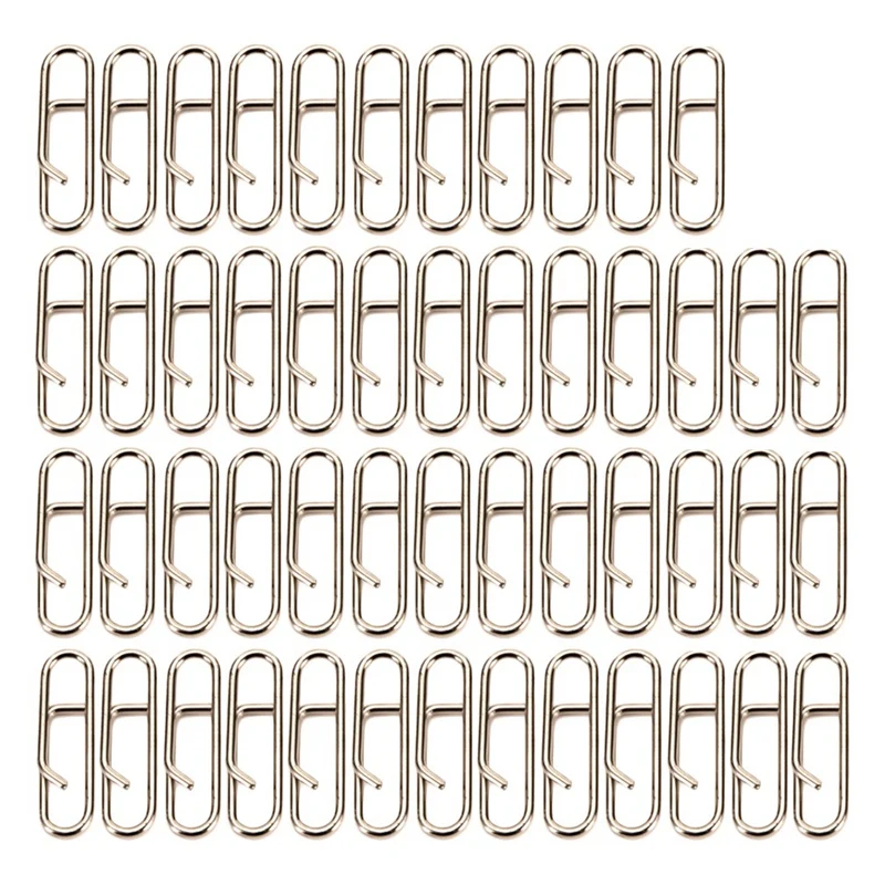 

50 шт. мощный зажим быстрого соединения защелкивающийся поворотный штырь рыболовные снасти соединитель быстрое изменение свинцовых звенье...