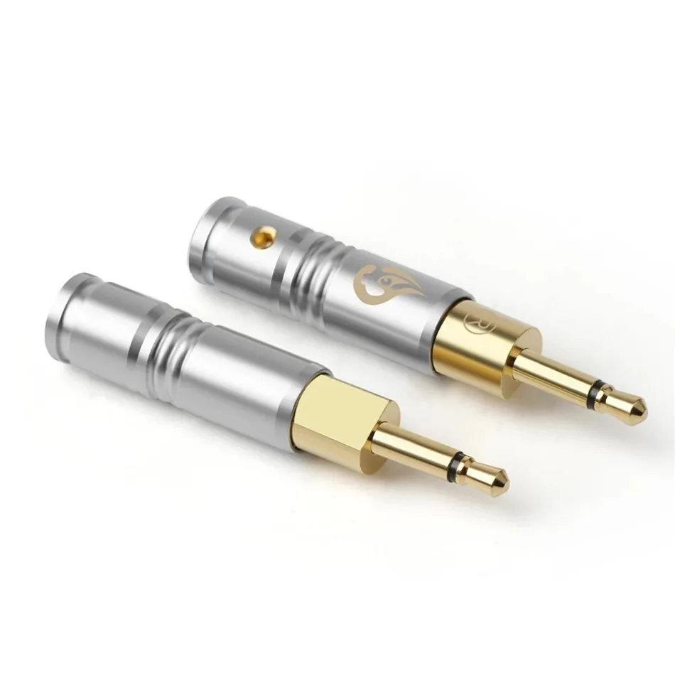 2 5 мм аудио разъем полюса провода DIY Наушники разъемы металлические контакты
