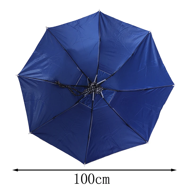 

Foldable Head Umbrella Hat Rain Gear Fishing Hat Headwear Umbrella for Fishing Hiking Beach Cap Head Hats Outdoor Equipment