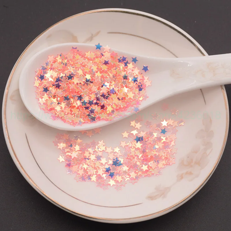 25 г 4 мм Супер Блестящие Блестки в форме звезды из ПВХ альбом для вырезок