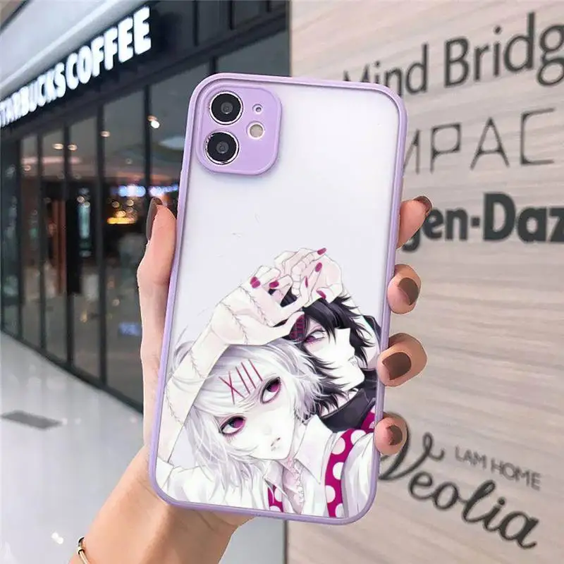 

Tokyo Ghoul Japan Suave Phone Cases Matte Transparent for iPhone 7 8 11 12 s mini pro X XS XR MAX Plus cover funda