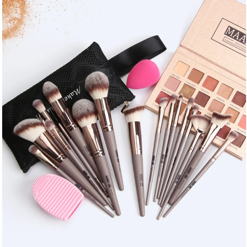 18 шт наборы Тональная основа консилер Румяна Пудра высокого светильник тени для