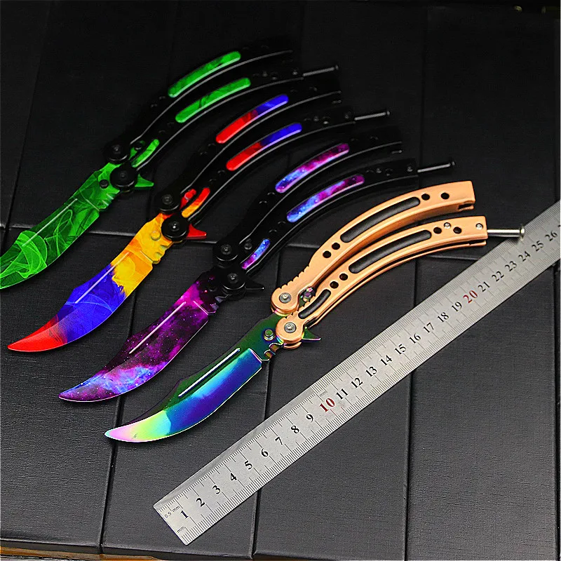 Тренировочный нож-бабочка Cs нож-коготь CS тактический складной тренировочный нож