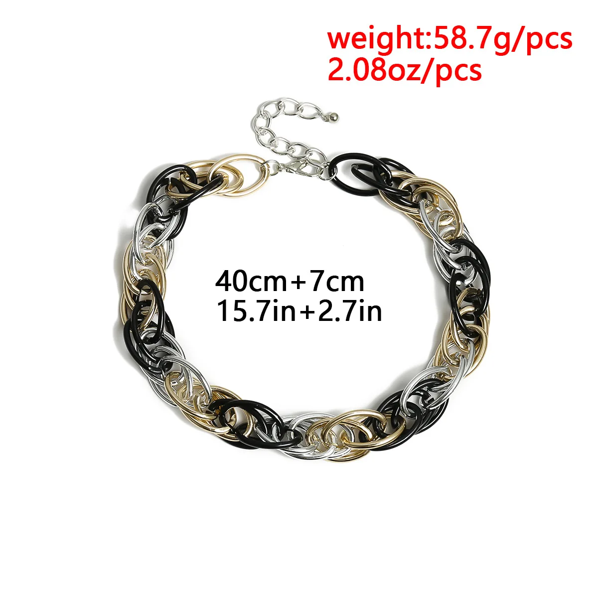 

Chain Necklace Bizuteria Damska Stainless Steel Necklace Women Short Women Stainless Steel Cross Necklace Womens Choker