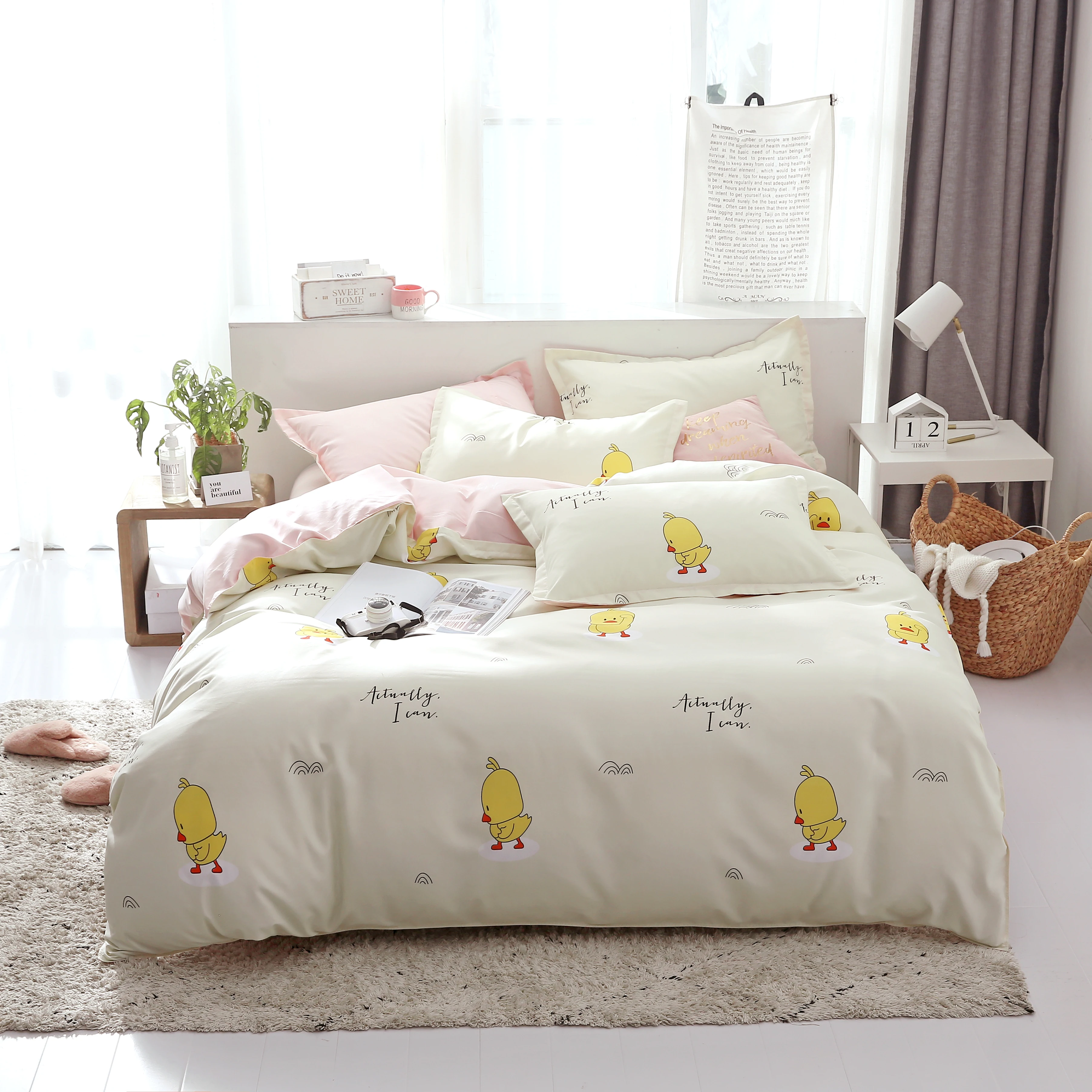 Набор пододеяльников для пуховых одеял с рисунком из мультфильма покрывало