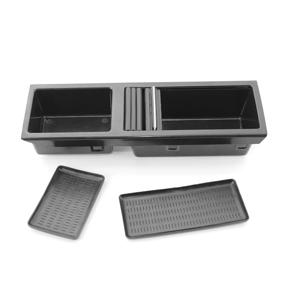 

Center Console Storage Compartment Tray with Sliding Blind Outdoor Personal Car Parts Decoration for BMW 3 Series E46