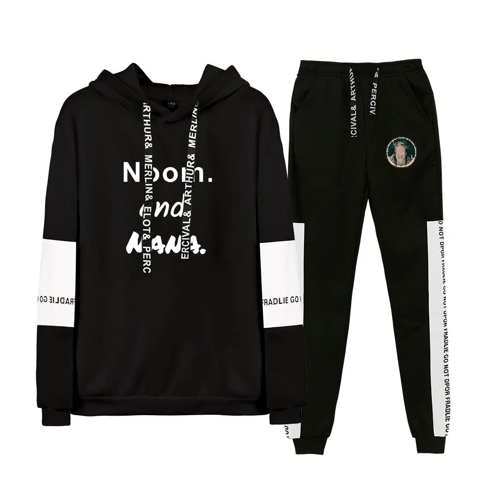 

Creative Jaden Hossler Hoodie Tracksuit Two Piece Set Men's Hoodies+sweatpants Unisex Long Sleeve Casual Full 's Sportswear