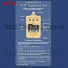 WL DCSD 64-битный кабель, используемый для коммутации по последовательности для запуска тестовой линии и записи на пурпурный экран