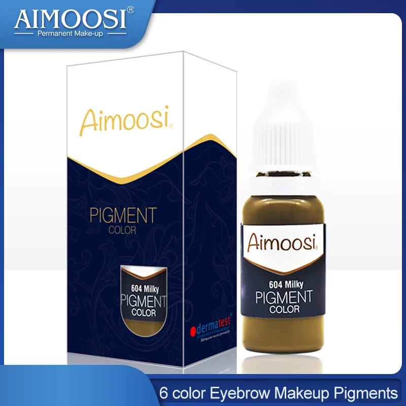 Aimoosi татуаж для бровей Перманентный макияж пигменты микроблейдинг Чистый