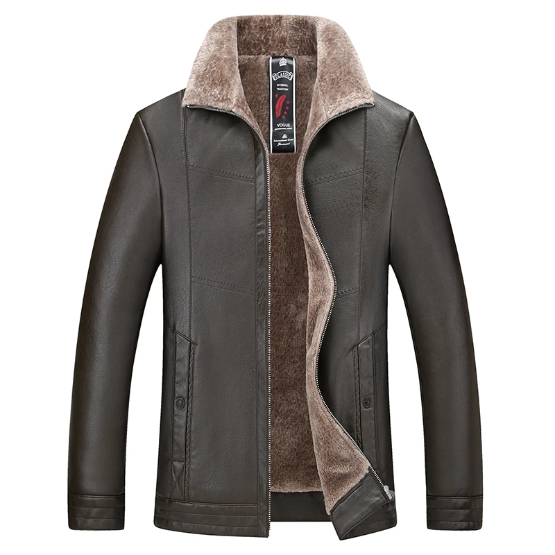 Большие размеры 8XL 6XL 5XL 4XL новая зимняя мотоциклетная мужская кожаная куртка