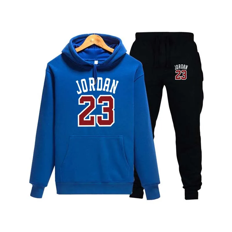 Новинка брендовая Новая мода JORDAN 23 Мужская спортивная одежда с принтом мужские толстовки пуловер хип-хоп мужской спортивный костюм толстовки Одежда - Цвет: 20