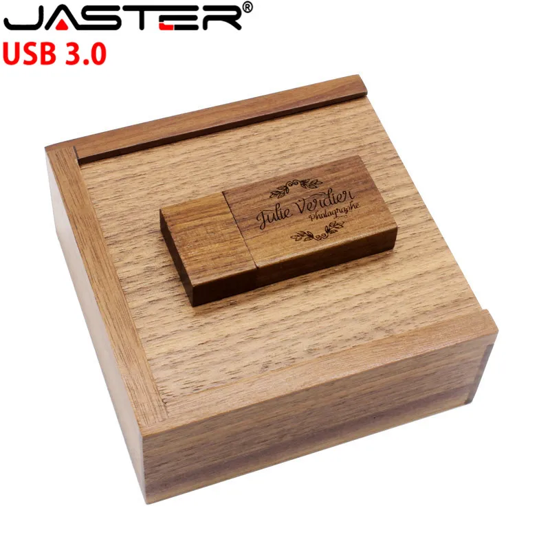 Фотоальбом JASTER USB 3 0 ореховая Кленовая древесина usb + коробка флэш-накопитель 4 ГБ 8