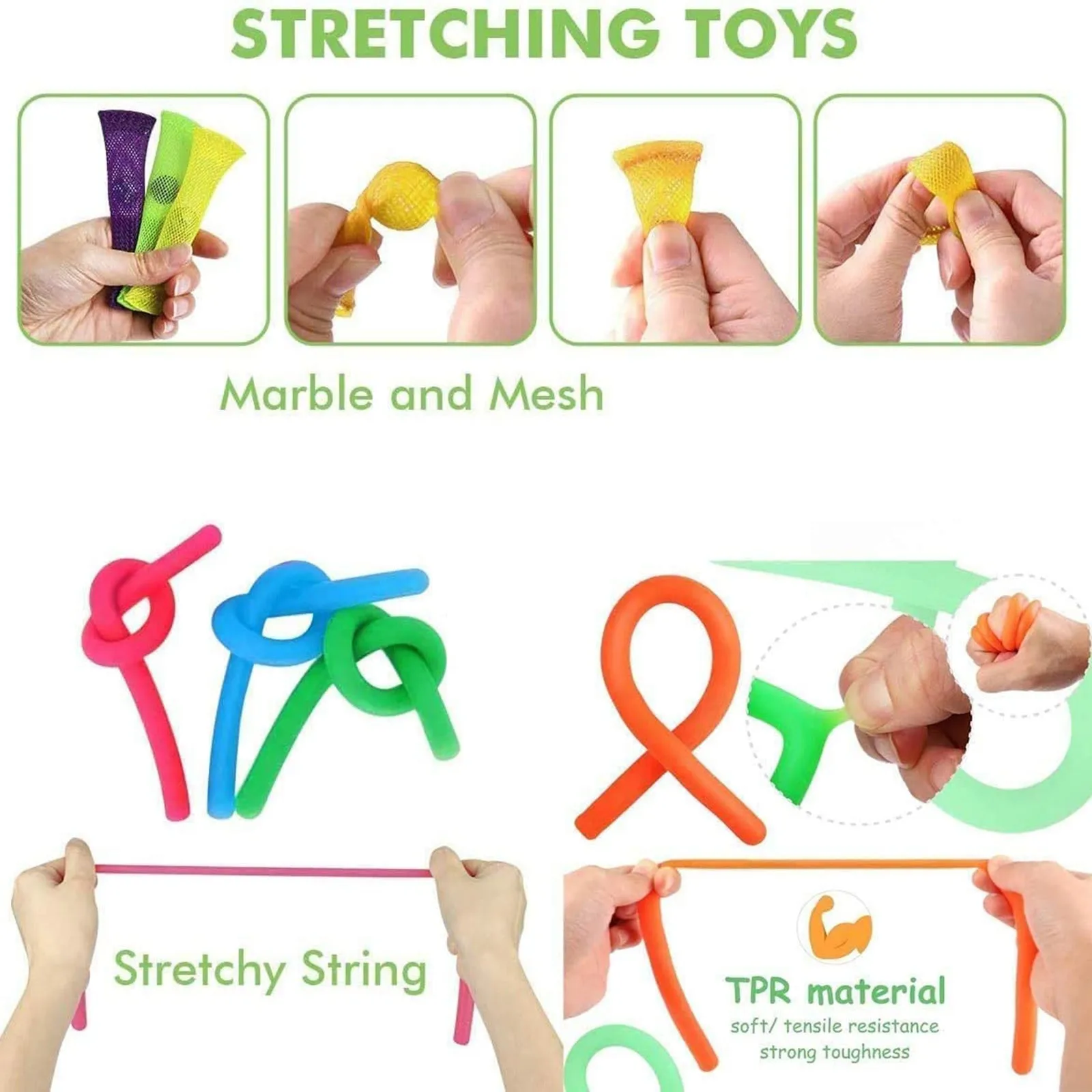 

23 Pack Fidget Sensory Toy Set Stress Relief Toys Autism Anxiety Relief Stress Pop Bubble Fidget Sensory Toy For Kids Adults