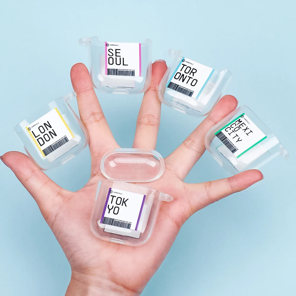 

Clear Soft TPU Pattern Case For Airpods Case Cover For Apple Airpods 2 1 Airpod Earphone Case Russian Quote Slogan Letter Funda