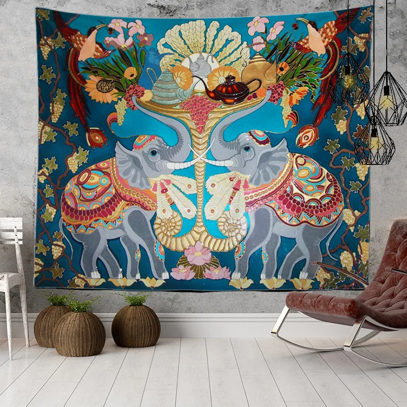 Japan tapestry wall hanging carpet mandala blanket boho art large fabric tissu mural | Дом и сад