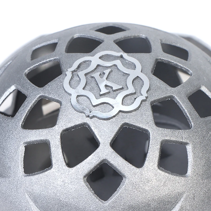 

Lotus Water Pipe Bowl Charcoal Bracket Water Pipe Fittings Metal Head Aluminum Shicha Silver Lotus Water Pipe Fittings