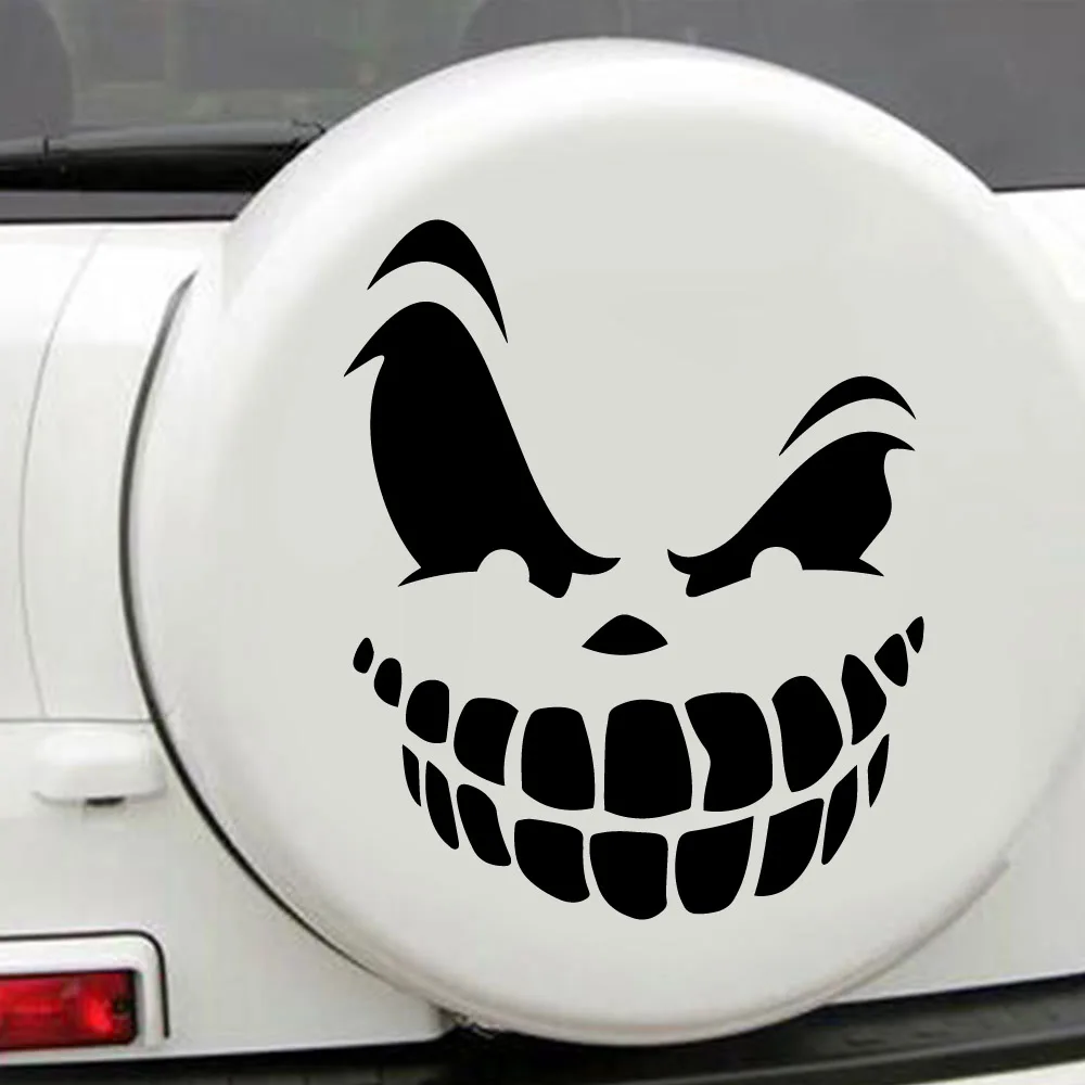 

Cartoon Scary skeleton Stickers Voiture Fun Vinyl Car-Styling Car Sticker Decals Decor