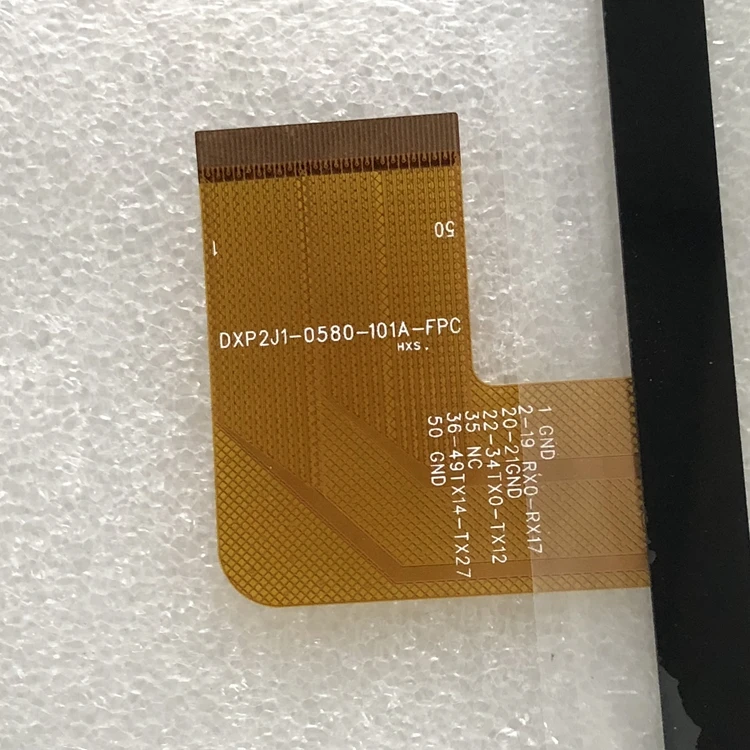 DXP2J1-0580-101A-FPC 10 1 дюймов 254x146 сенсорный экран для планшета сенсорная панель стекло