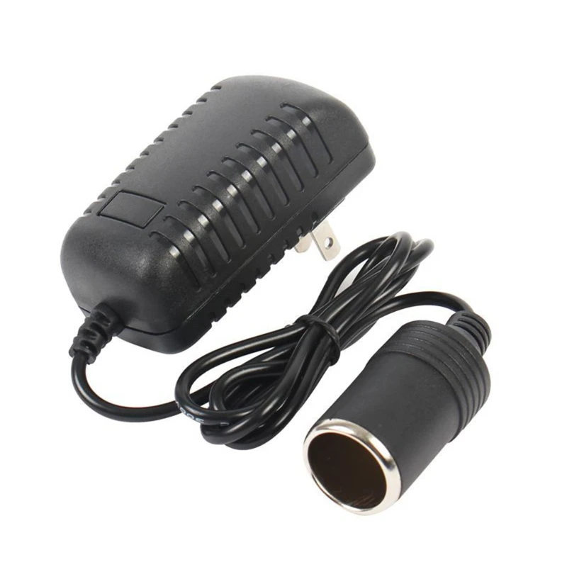 

2022 New Car 2A Cigarette Lighter Power Adapter Socket Converter 100-240V to 12V AC/DC
