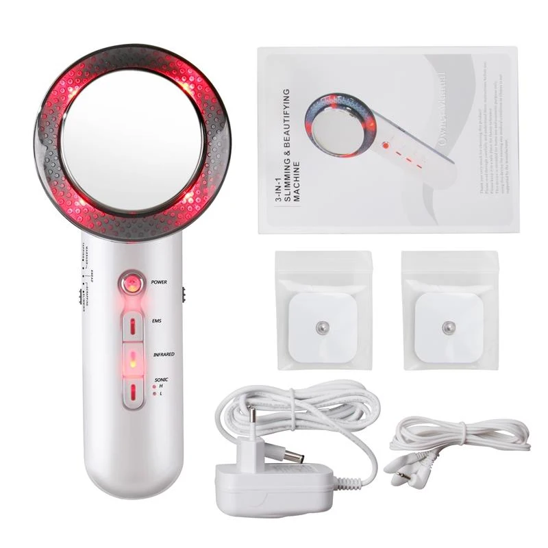 

3 in 1 Ultrasound Cavitation EMS Ultrasonic Body Slimming Massager Fat Burner Infrared Therapy Beauty Body Slimming Machine